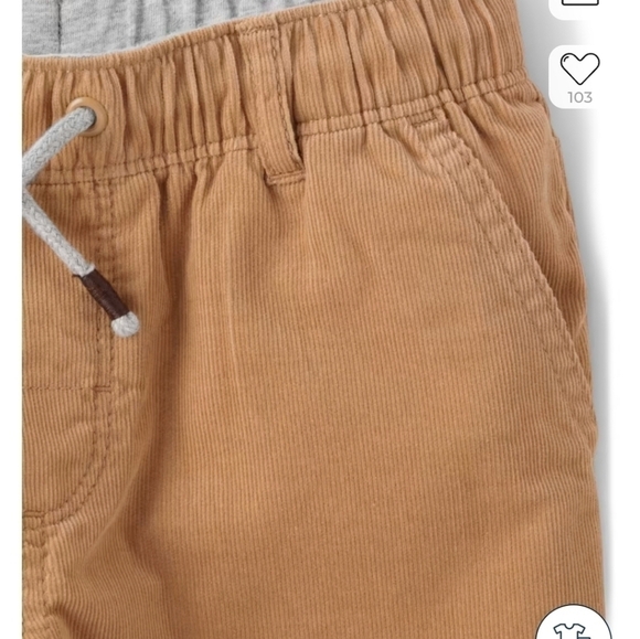Cotton Corduroy Pants Jersey Lined Gymboree Fall Harvest Pumpkin Patch Pants NWT - Picture 4 of 4